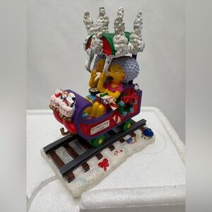 The Simpsons Hamilton Christmas Express Train “The Smoking Car”  W/ Foam Box